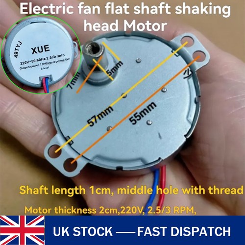 220v 3rpm 49tyj permanent - 2.5/3rpm,