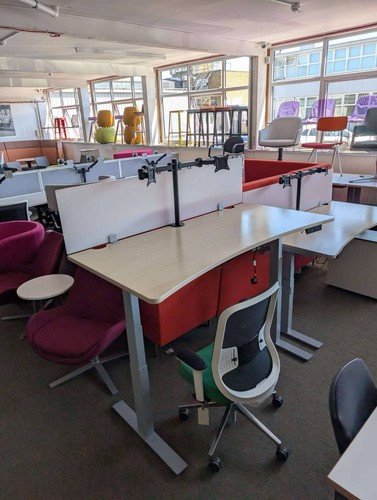 Electric sit stand desk wave - electric, sit-stand