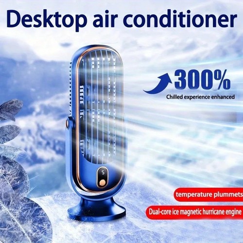 Portable usb desk fan dual - portable,