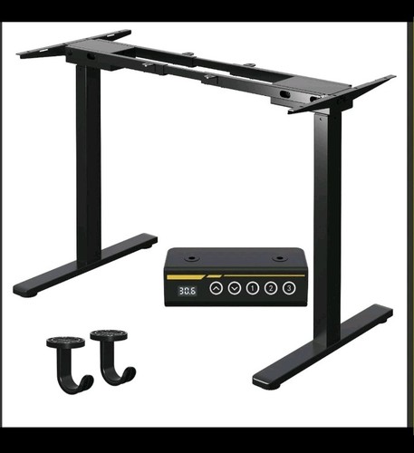 Dual motor standing desk - standing, frame