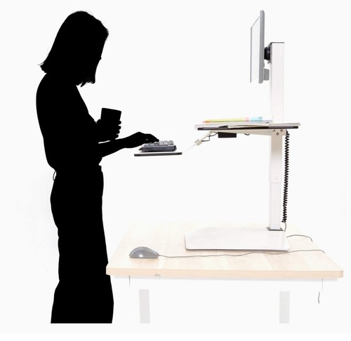 Standing desk converter - converter, white