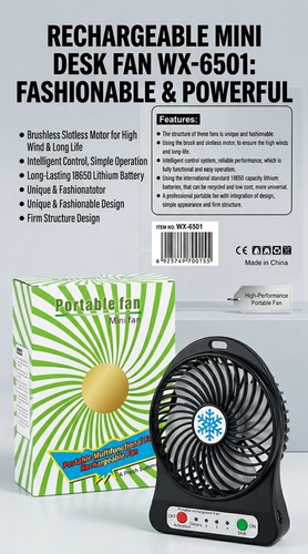 Portable rechargeable mini - portable,