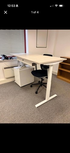 Standing desk with usb - with,